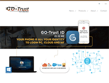 Tablet Screenshot of go-trust.com